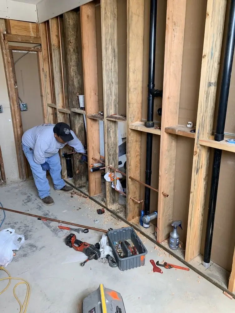 Commercial rough-in plumbing for Water Heater Replacement in Elizabeth Park